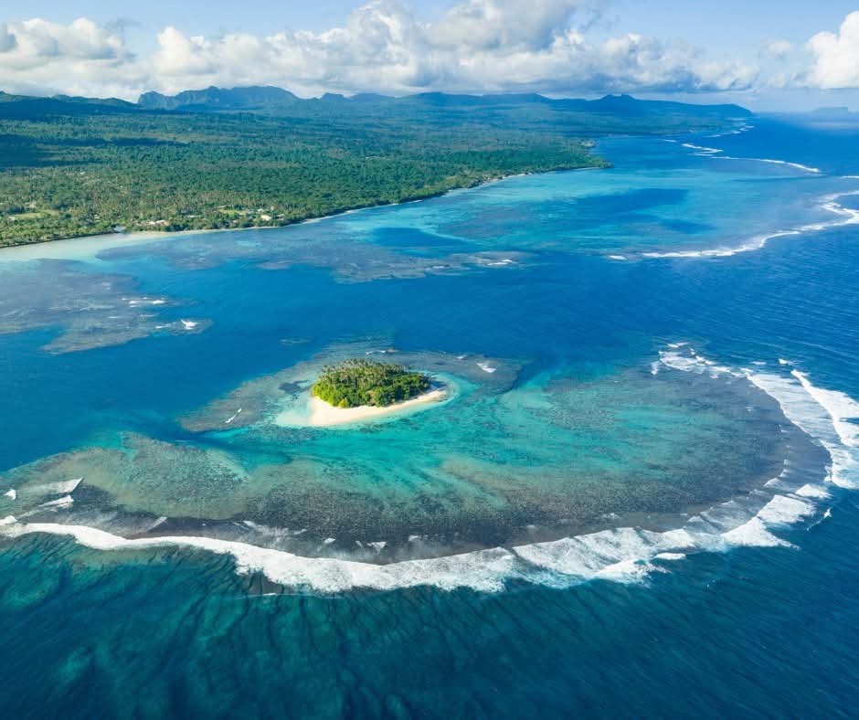 ISLAND DRONE SHOT