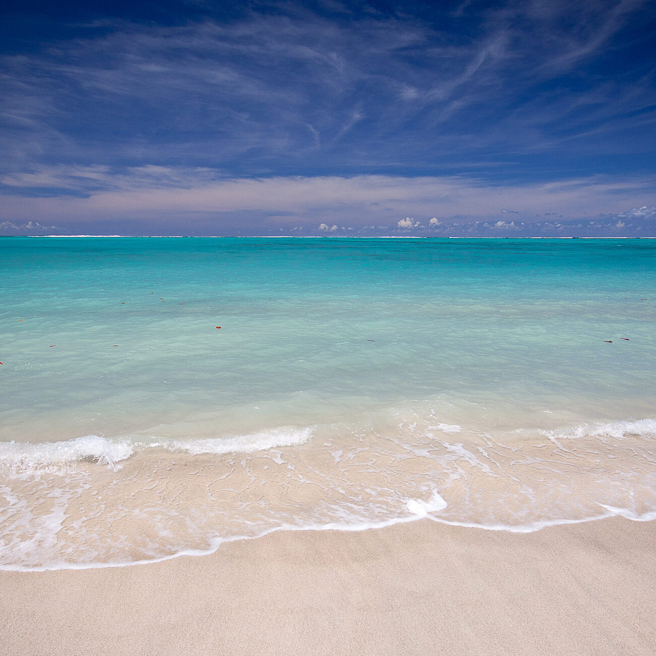 Beautiful Samoan beach at vaiula beach fales Samoa